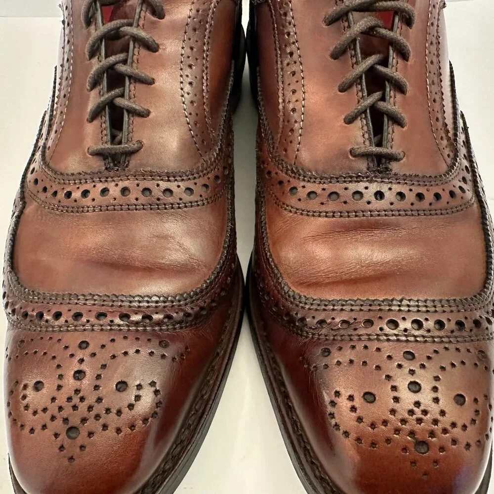 Allen Edmonds Leather Brown Oxford shoes Men's 9.5 US Brown 5828
